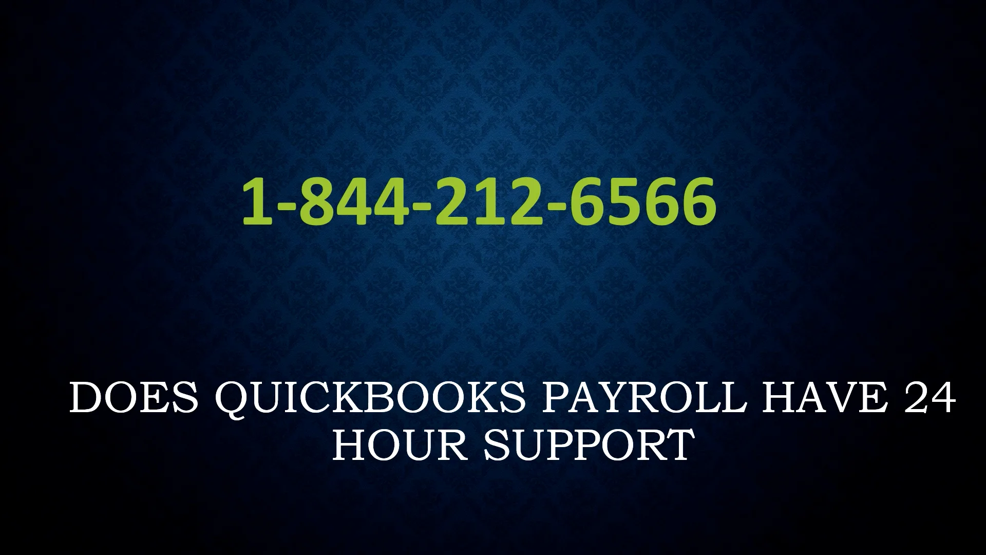 ☎️Full_List☎️Does QuickBooks&nbsp;Payroll&nbsp;Have 24 Hour Support