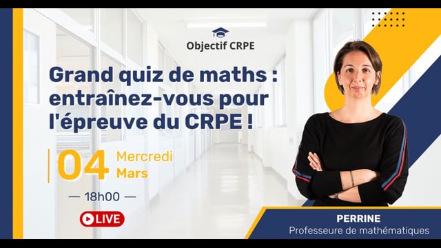 Grand quiz de maths : entraînez-vous pour l'épreuve du CRPE !