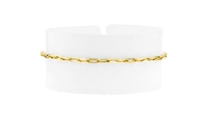 Gabriel & Co. 14kt Yellow Gold Paper Clip Link Bracelet