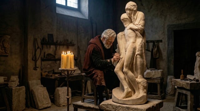 MICHELANGELO · I AM THE STONE (AI)