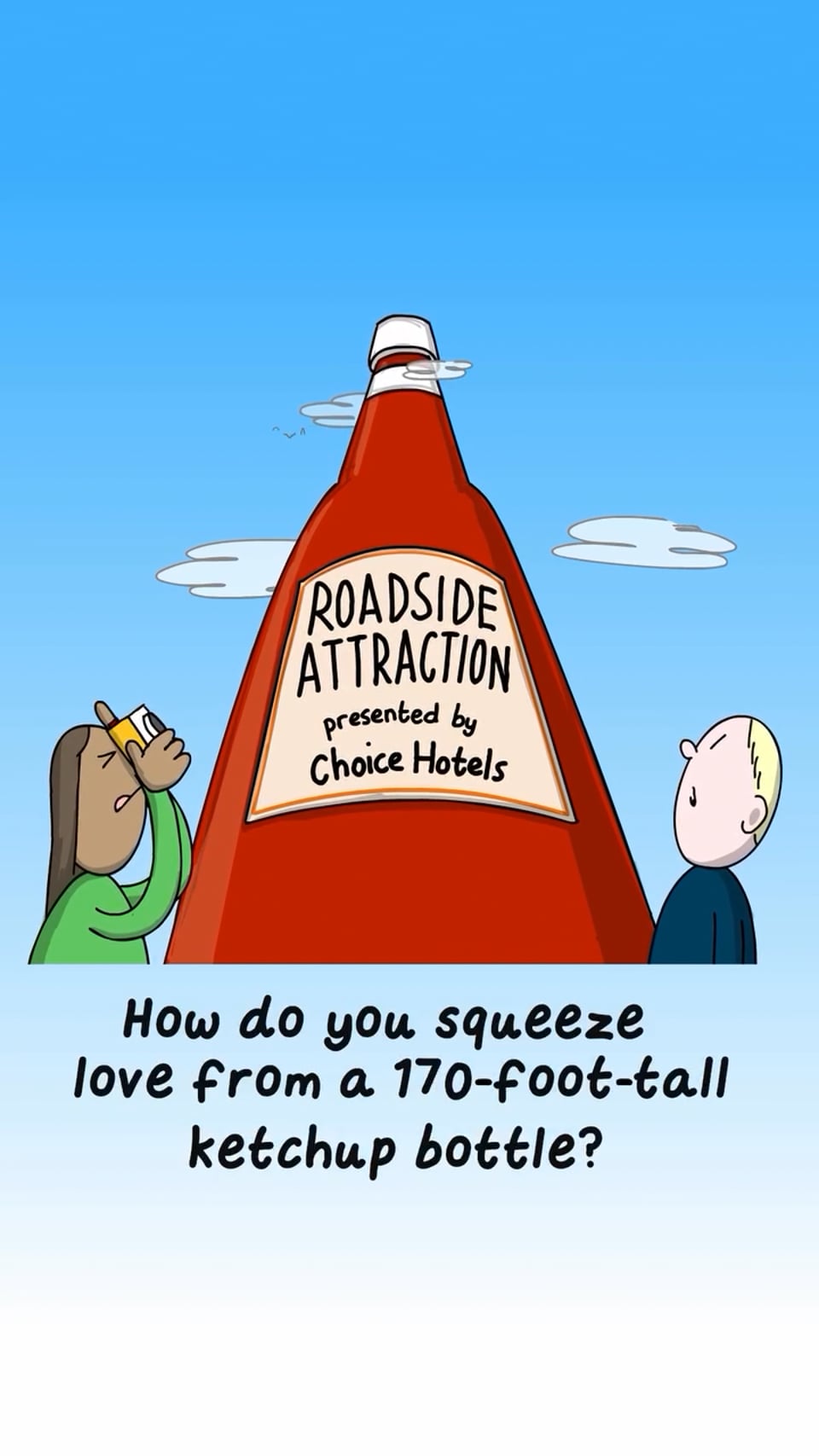 Choice Hotels: Real Road Trip - Ketchup Bottle