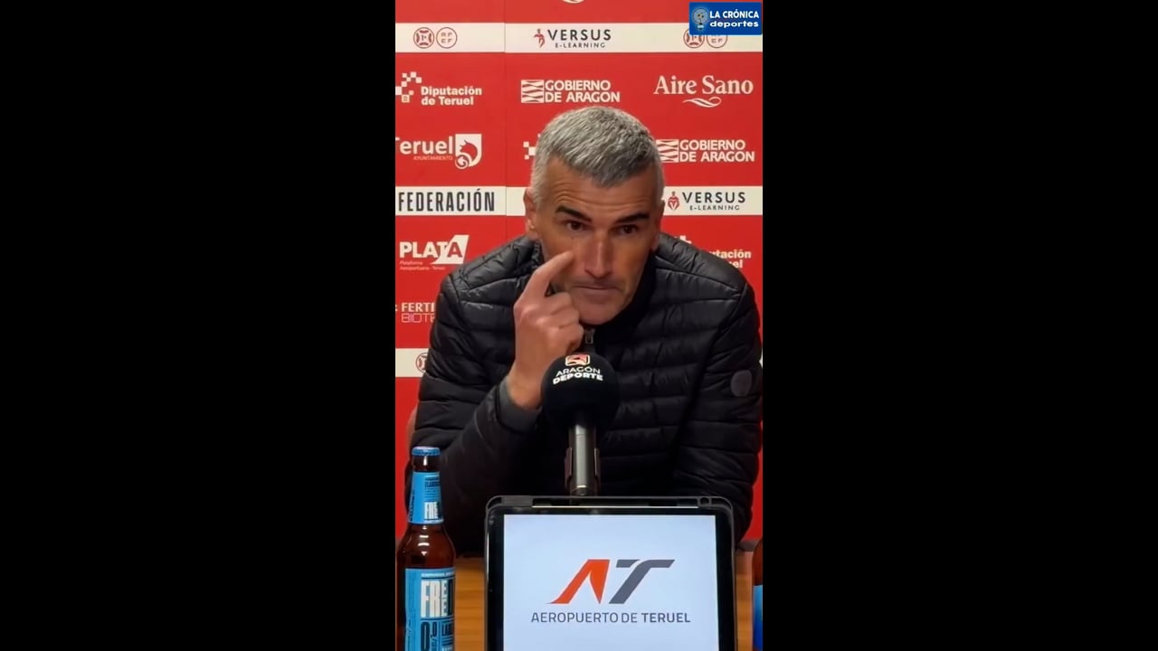 VICENTE PARRAS (Entrenador Teruel) CD Teruel 1-2 AD Alcorcón / J29 - 1ª RFEF G2 / Fuente: CD Teruel