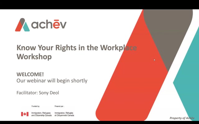 Know Your Rights at Work