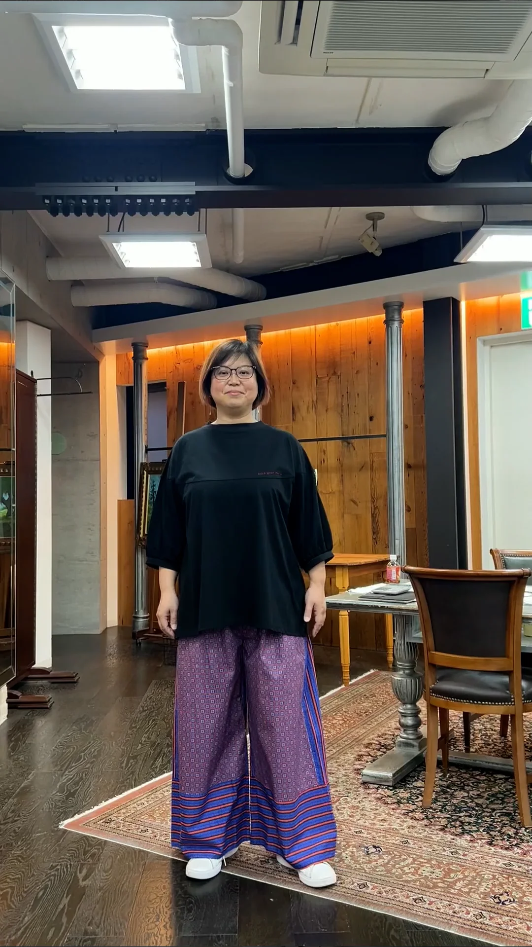 新品未使用タグ付き★ AP STUDIO Long Shirt AP STUDIO スタンドカラーロングシャツ - メルカリ