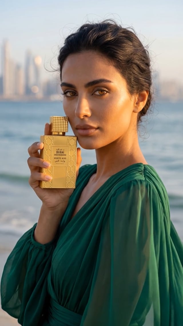 Dubai Underground: White Kiss Perfume Ad, AI video by White Panther Creations