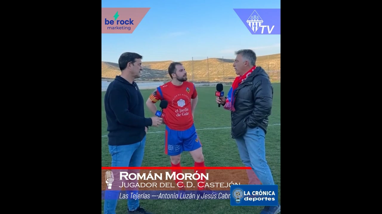 ROMÁN MORÓN (Jugador Castejón) CD Castejón 4-0 Atlético Peñalba / Jor. 24- 2ª Regional Gr 2-1 / Fuente: CD Castejón