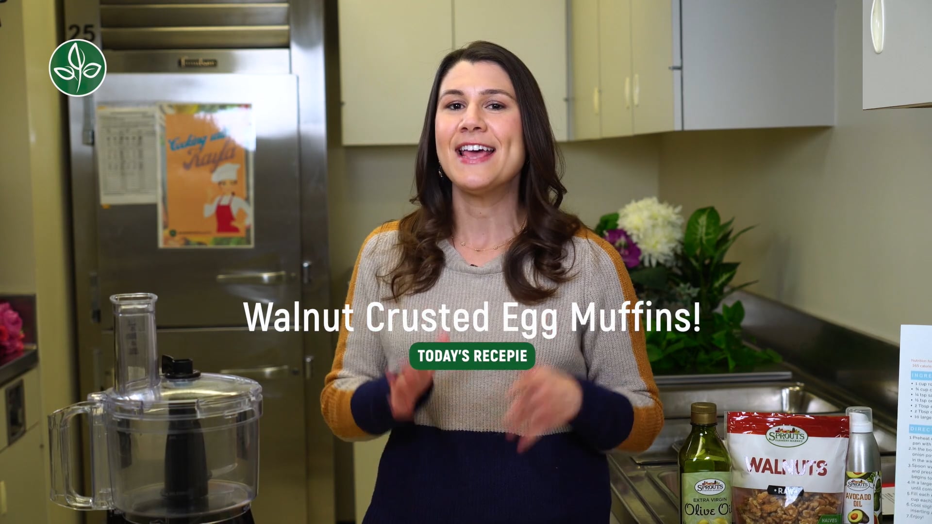 Cooking with Kayla Walnut Crusted Egg Muffins