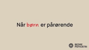Når børn er pårørende