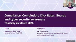 SASIG Webinar - Compliance, Completion, Click Rates: Boards and cyber security awareness 2026-03-26 11:01:28