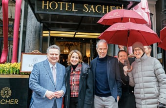 Hotel Sacher Wien startete festlich in sein 150. Jubiläumsjahr