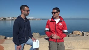 L''entrevista de l''aigüera:  La base de salvament marítim de l''Escala 