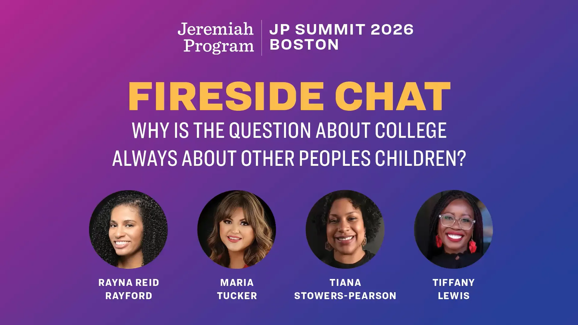 JP Summit 2026 Recordings | Jeremiah Program