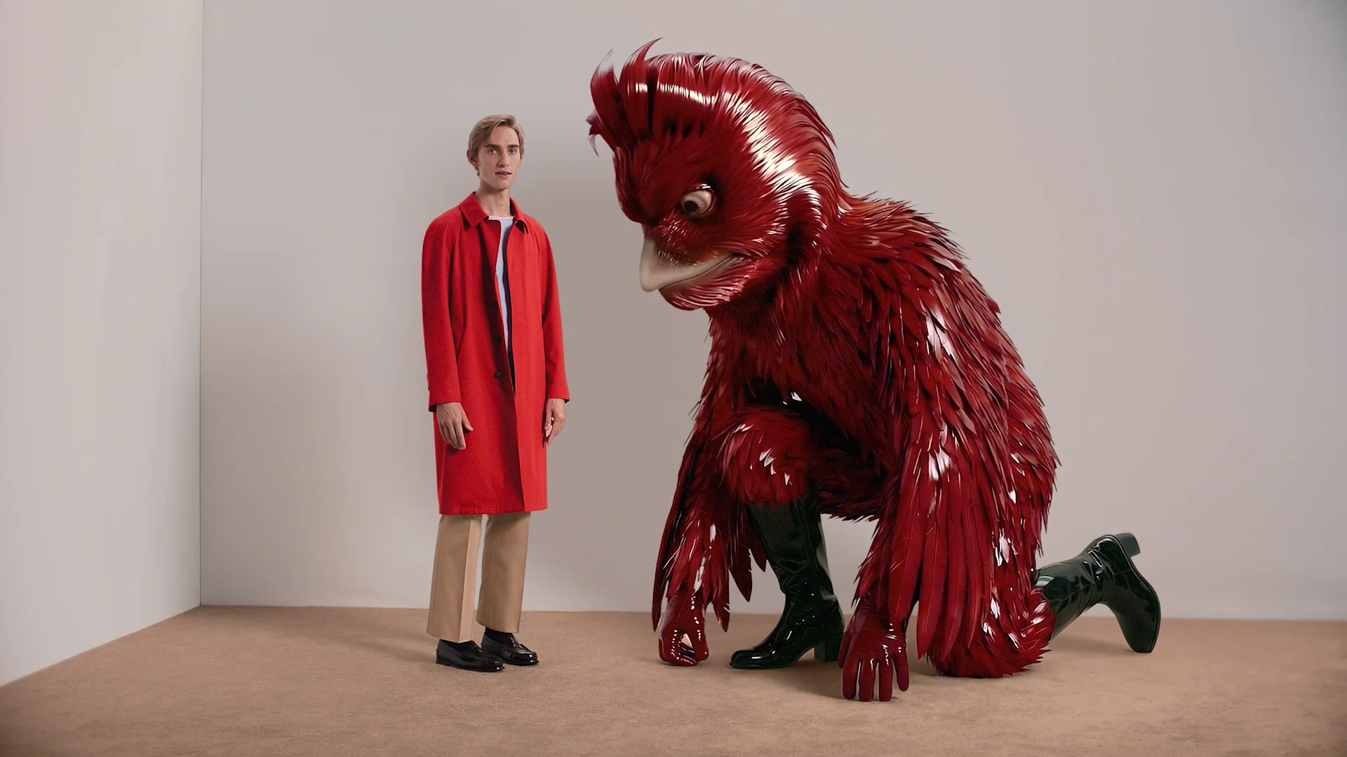 Jordan Wolfson for Prada SS 2026 Campaign | David Zwirner