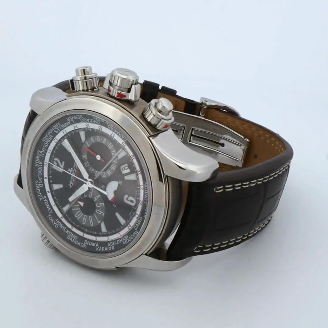 Pre-owned Jaeger LeCoultre Master Compressor 150.8.22 Stainl