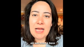 Depoimento em vídeo de Sara Cristo