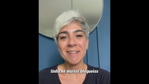 Depoimento em vídeo de Juliana Nazatto