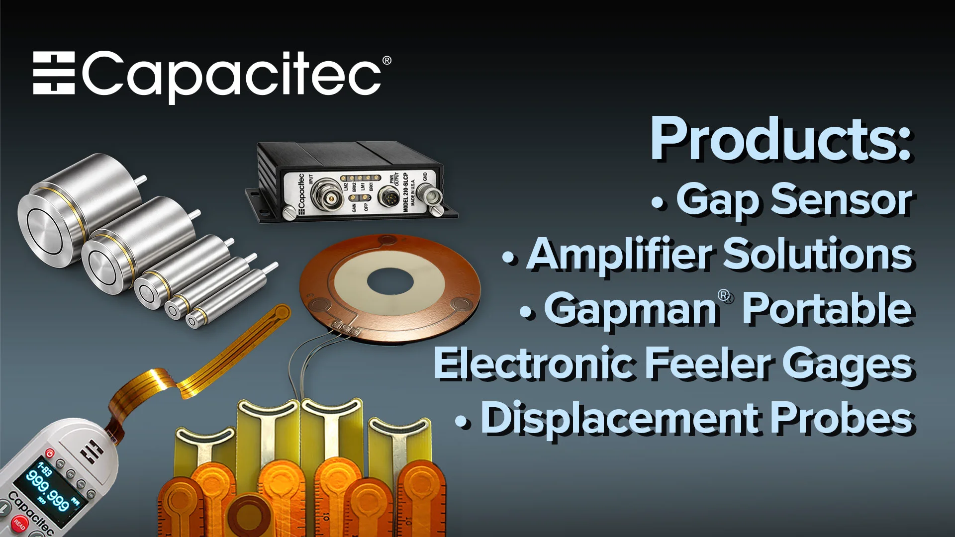 Capacitive Gap Measurement Systems | Thin, Spring-Contact