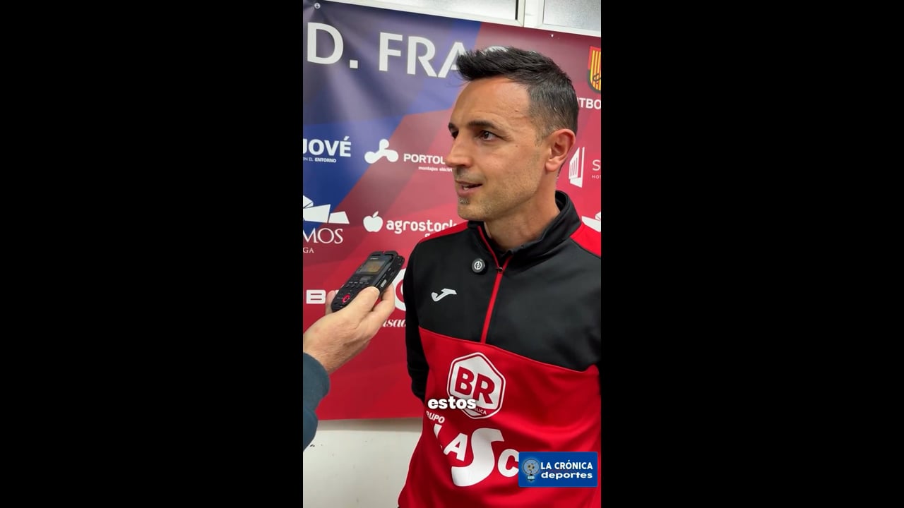 LA PREVIA / CD Gallur - UD Fraga / DAVID JIMÉNEZ (Entrenador Fraga) Jor. 26 - Regional Preferente / Gr 1 / Fuente: Instagram UD Fraga