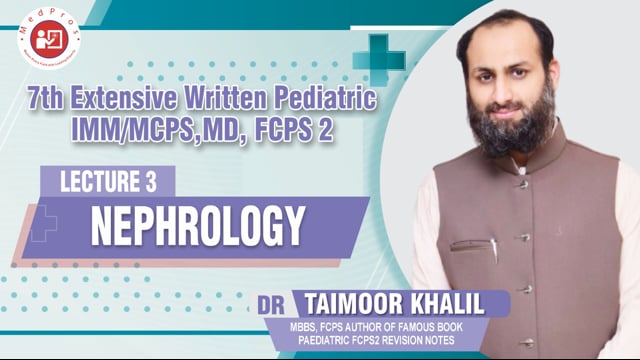 Nephrology || RTA + renal failure || Lecture-3 || Dr Taimoor Khalil