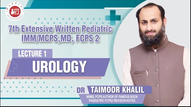 UTI, VUR || Urology || Lecture-1 || Dr Taimoor Khalil