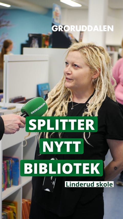 Nytt bibliotek på skolen