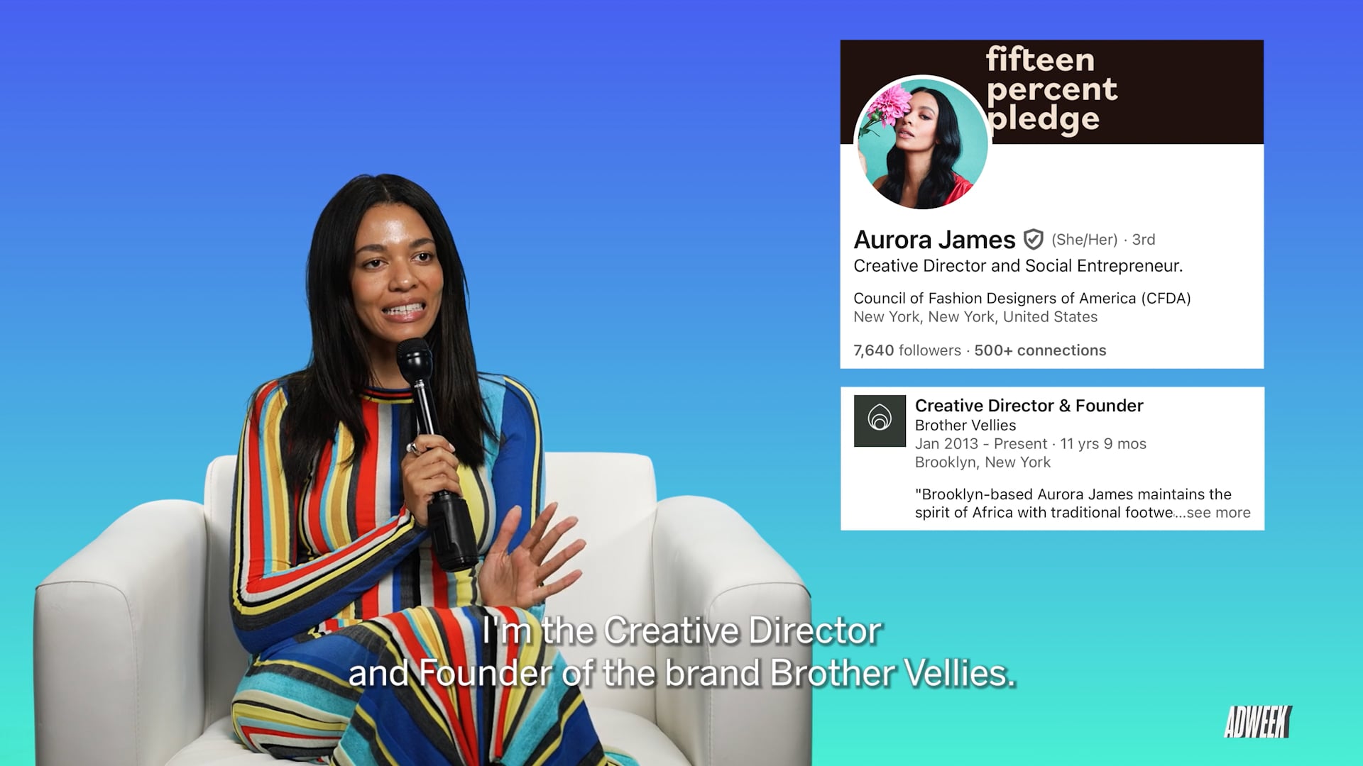 BRANDWEEK 2024 with Aurora James