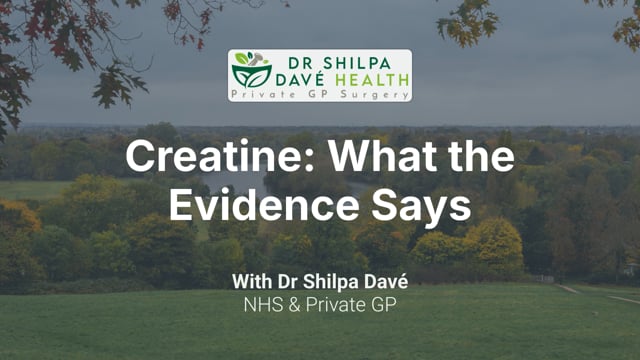 Creatine: What the Evidence Says