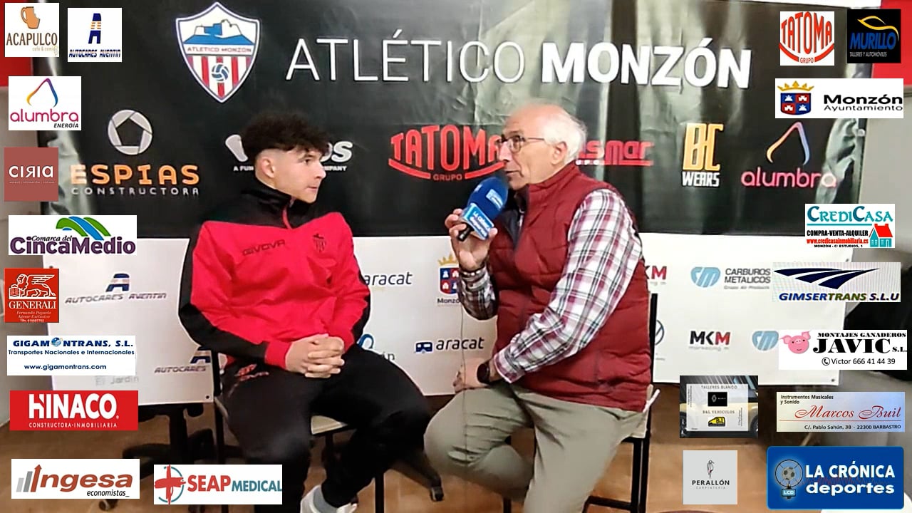 MARC  CHAVARRI (Jugador Monzón) At Monzón Alumbra 2-1 La Almunia de Doña Godina / J 28 / 3ª RFEF