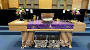 Palm Sunday - March 29th, 2026