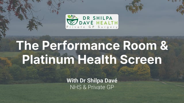 The Performance Room and Platinum Health Screen