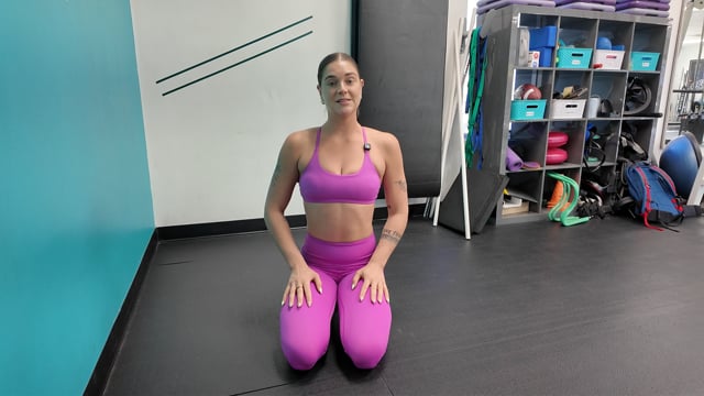 90 degree seated wall stretch