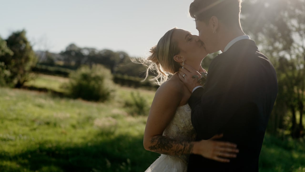 Still from Heidi and Max's Southern Highlands wedding film