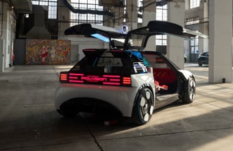 Peugeot zeigte mit dem Polygon Concept die Zukunft des Fahrens in Wien