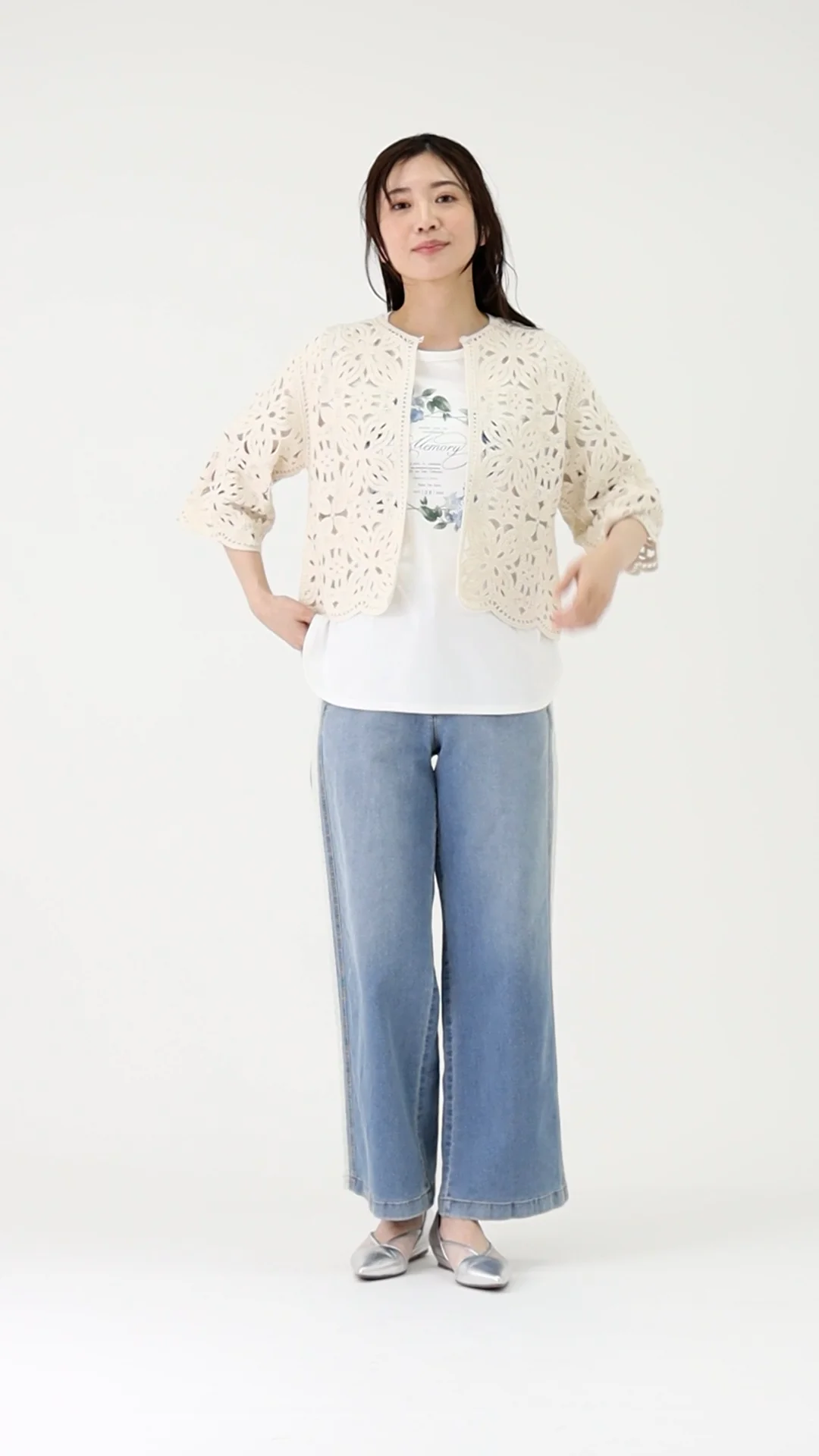 カタログ掲載】ウィステリアサークル Tシャツ プリントT ｜ JUDY