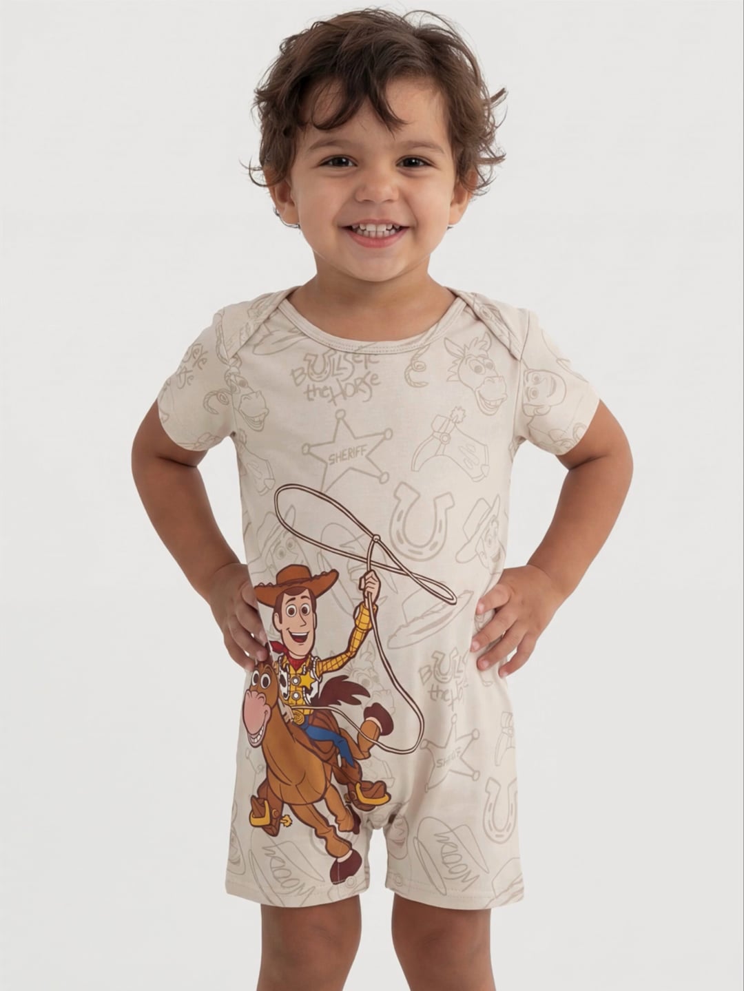 אוברול פיג’מה עם כיתוב אישי TOY STORY