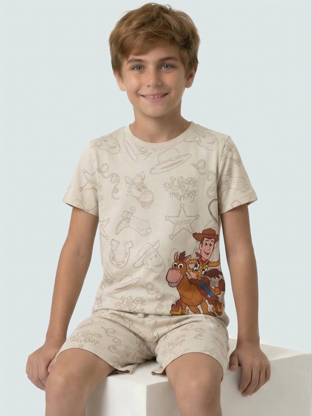 סט פיג’מה עם כיתוב אישי TOY STORY