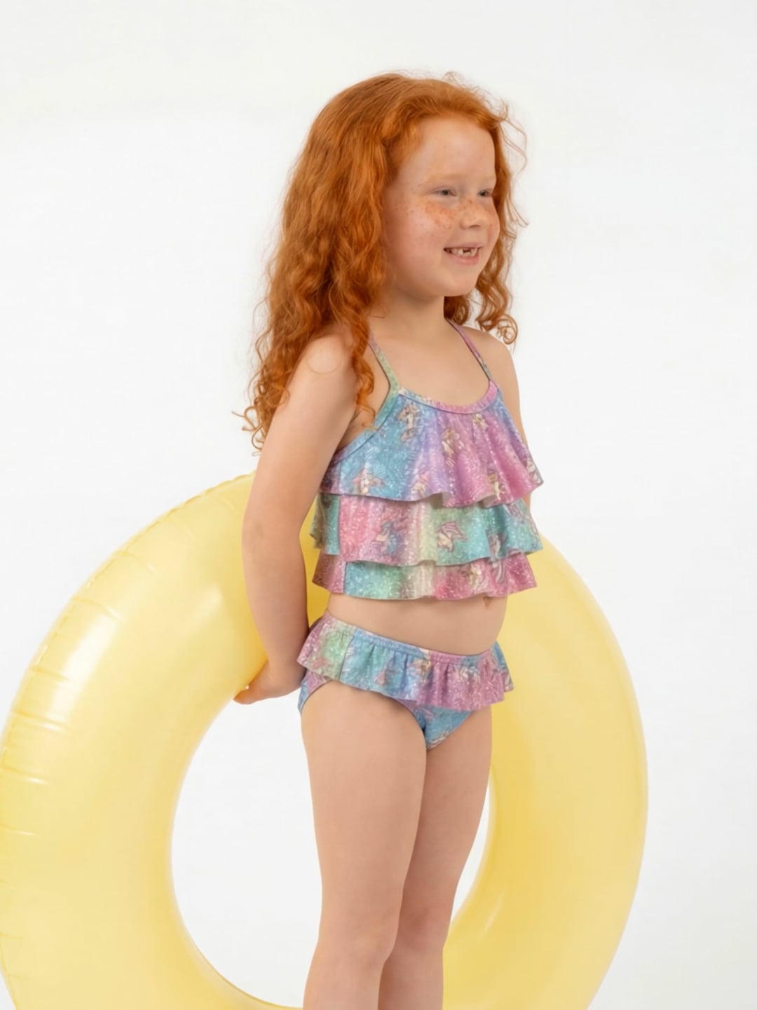 בגד ים 2 חלקים מנצנץ UNICORN