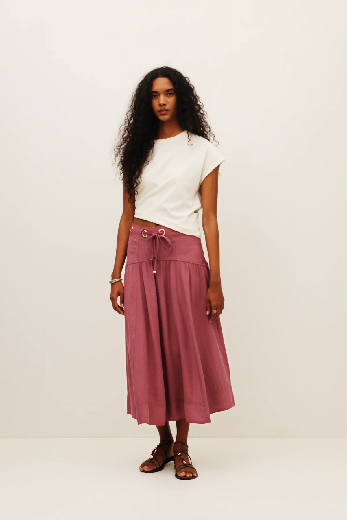 Midi Skirt Donia Pink // ba&sh US