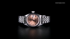 Pre-Owned Rolex Datejust Womens 26mm Automatic Stainless Steel and 18kt White Gold Watch