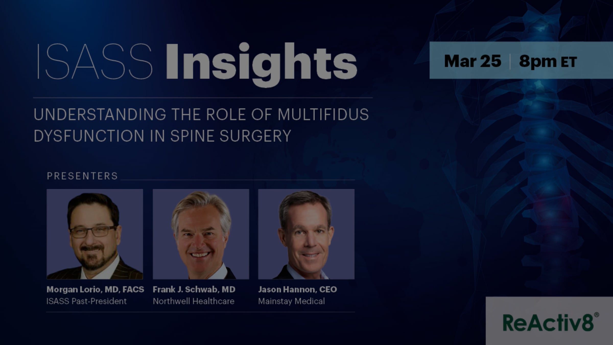 ISASS Mainstay Webinar - Understanding the Role of Multifidus ...