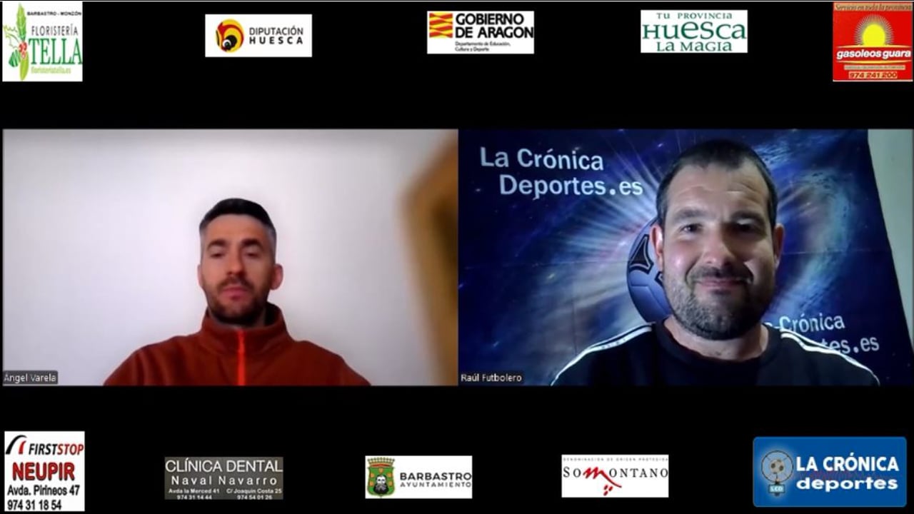 "Jornada 26" Análisis Regional Preferente G1 / ÁNGEL VARELA (Entrenador Sabiñánigo)