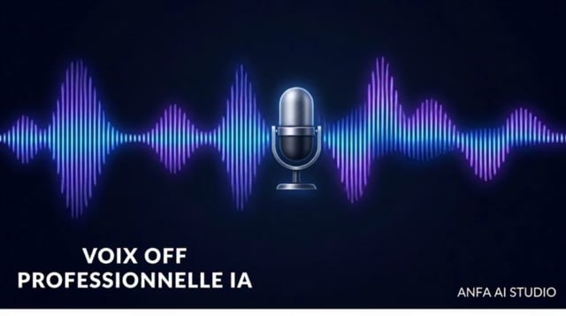 créer une voix off professionnelle IA en français  pour votre publicité  Livraison 24h