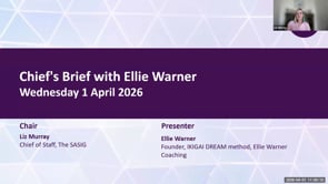 SASIG webinar - Chief's Brief with Ellie Warner 2026-04-01 10:00:08