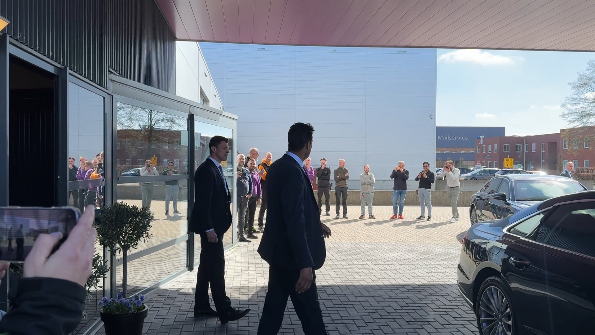 Koningin Maxima op bezoek in Leek