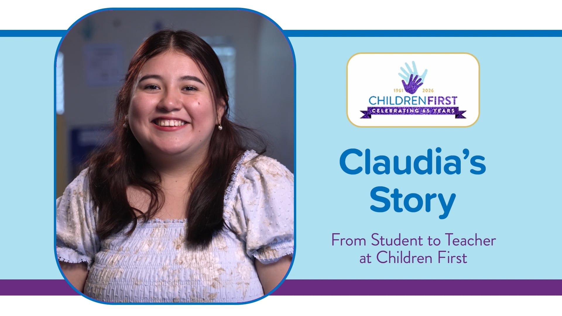 Claudia's Story (Children First)