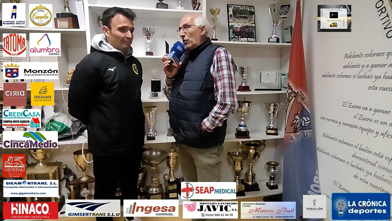 IBÓN  LOSTAL (Entrenador Zuera) CD Zuera 0-4 At.Monzón Alumbra / J 29 / 3ª RFEF