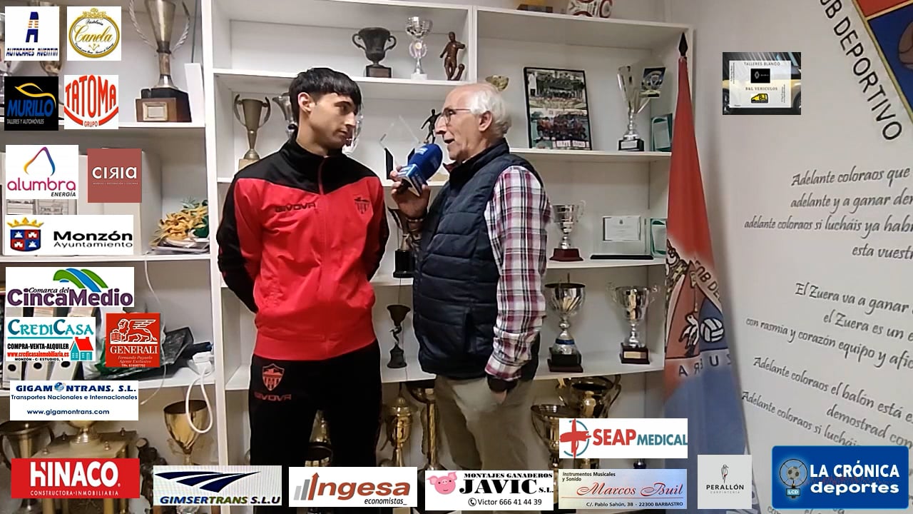 JORGE  COFRADES ESCARTÍN (Jugador Monzón) CD Zuera 0-4 At.Monzón Alumbra / J 29 / 3ª RFEF