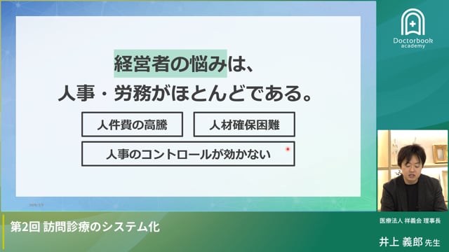 訪問診療のシステム化