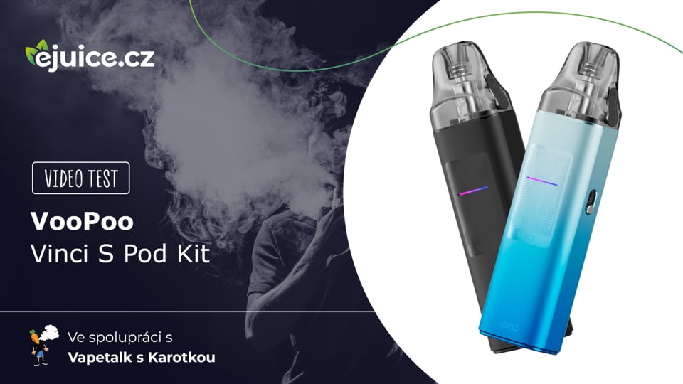 VooPoo Vinci S Pod Kit - video test (CZ)