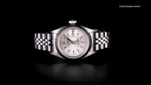 Pre-Owned Rolex Datejust Womens 26mm Automatic Stainless Steel and 18kt White Gold Watch